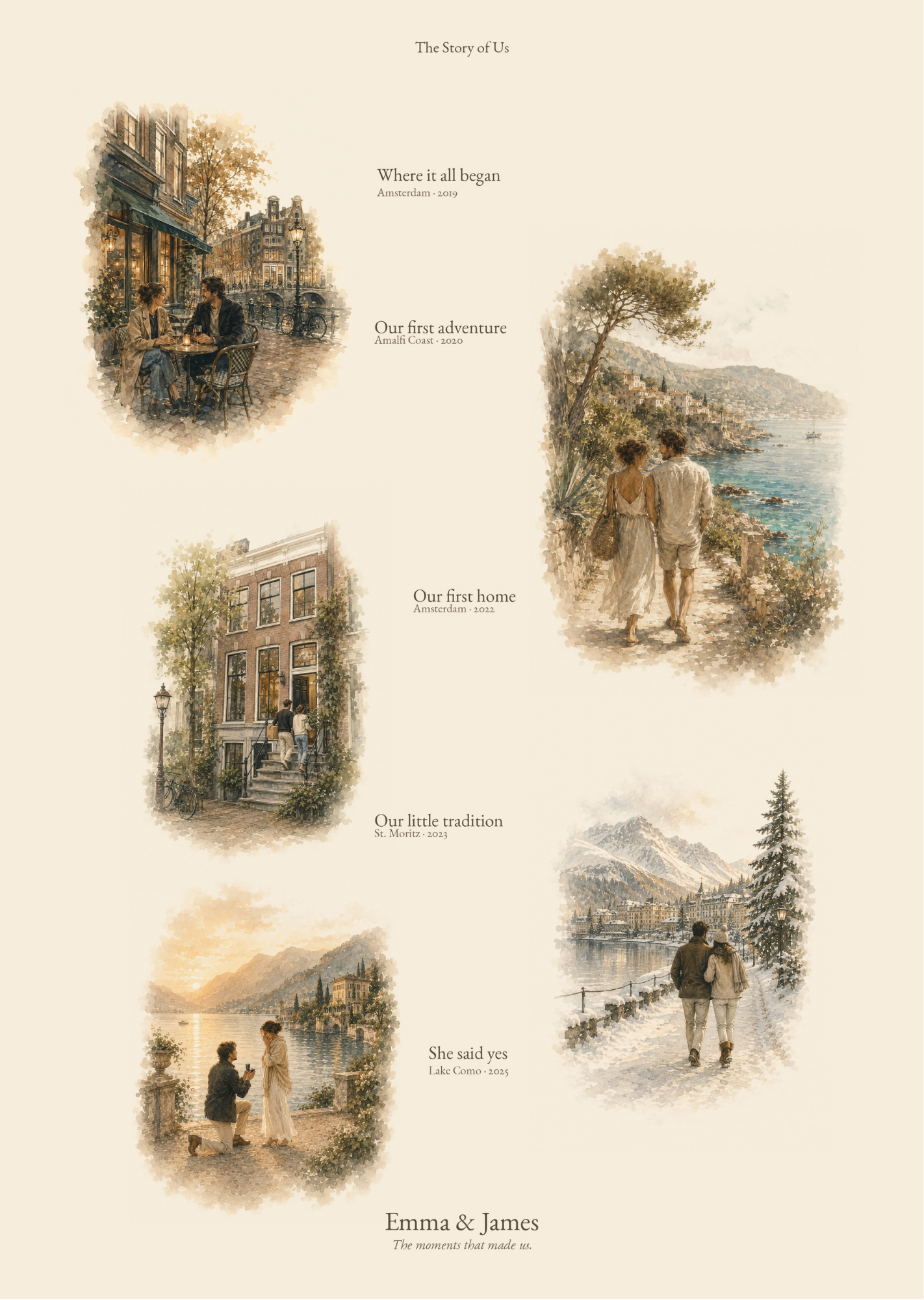 The Story of Us - Five Chapters